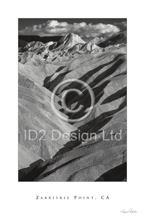 Original photography by Terence Waeland - Zabriskie Point, CA